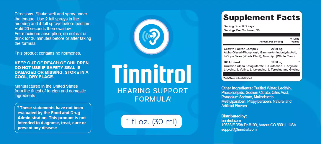 tinnitrol ingredients